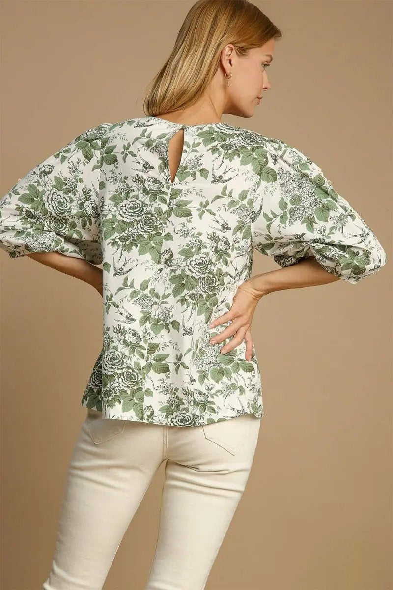 Accessories Trendsi Floral Lace Blouse Women's Casual Top USA Shipped