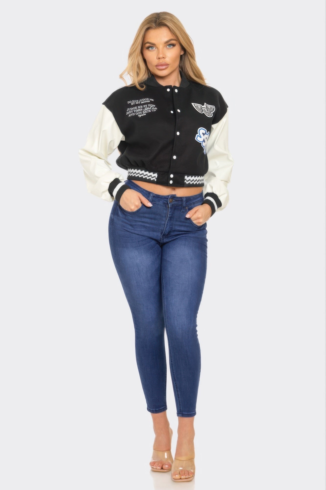 Varsity Patchwork Y2k Jacket