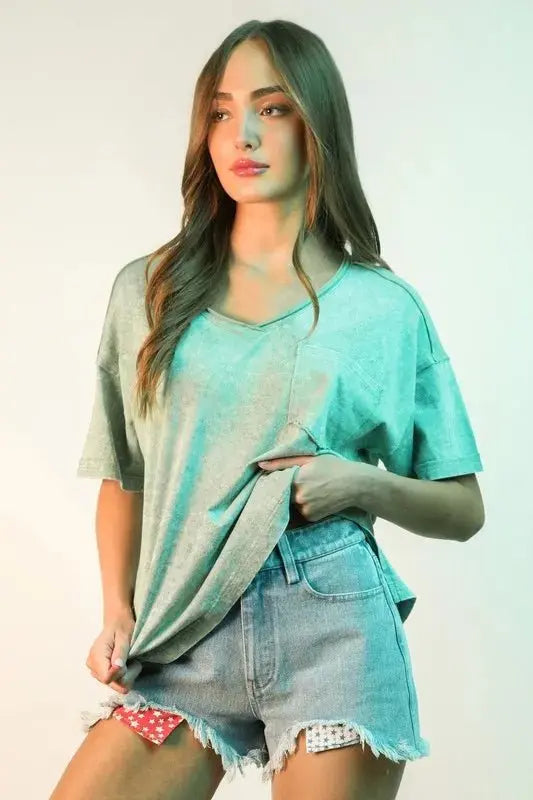 Women's Denim Shorts Denim Shorts - Raw Hem USA Made - Women's Casual