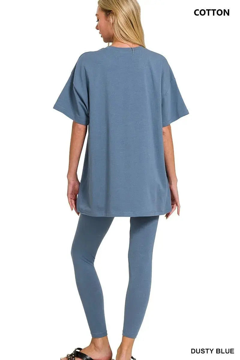 Women's Loungewear Set Cotton Loungewear Set - Soft & Comfy - Women's Pajama
