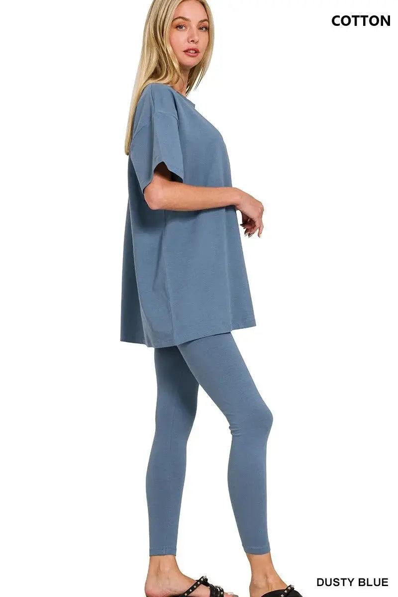 Women's Loungewear Set Cotton Loungewear Set - Soft & Comfy - Women's Pajama