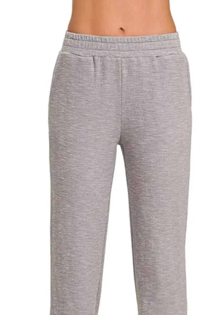 Trendsi Cotton Slub Joggers Women's Casual Pants USA Shipped! Comfortable & Stylish