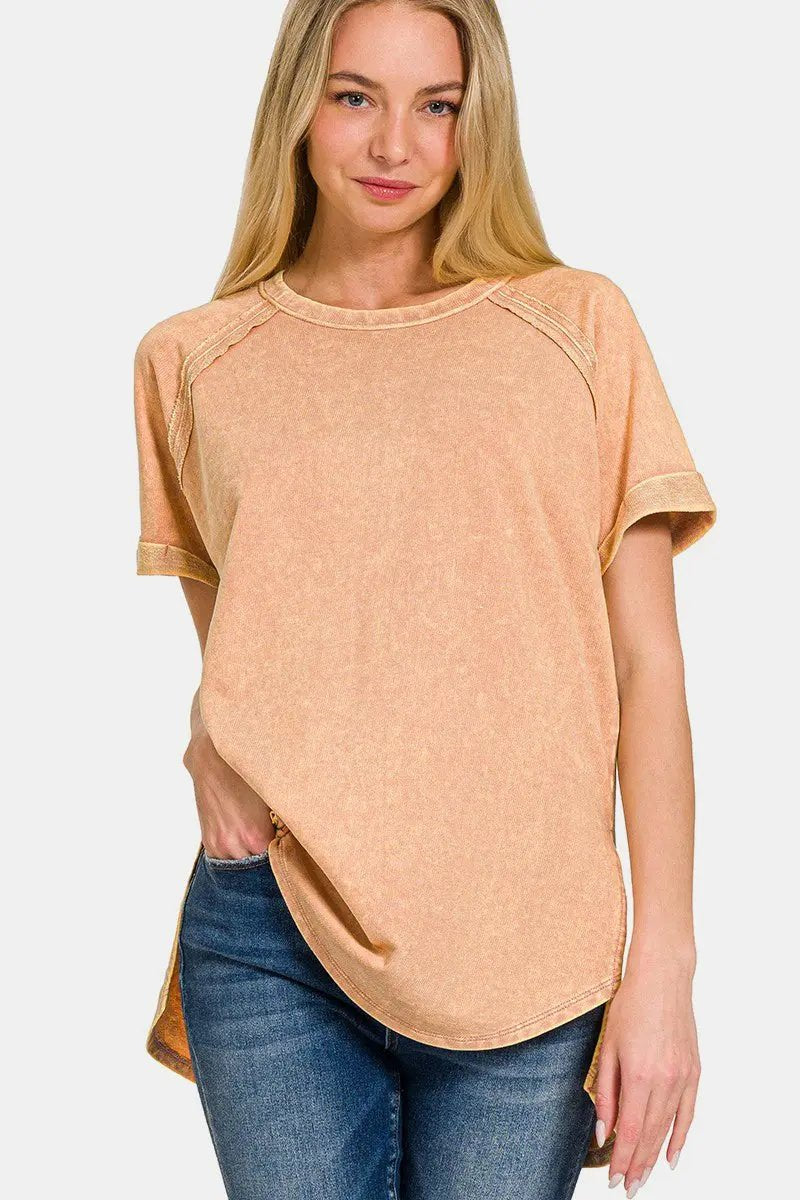 Women's Short Sleeve Top Everyday Tee - Heathered Soft - Women's Short Sleeve