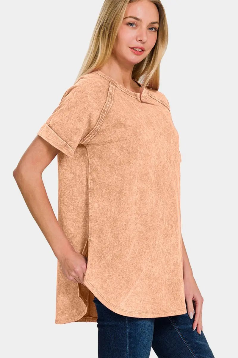 Women's Short Sleeve Top Everyday Tee - Heathered Soft - Women's Short Sleeve