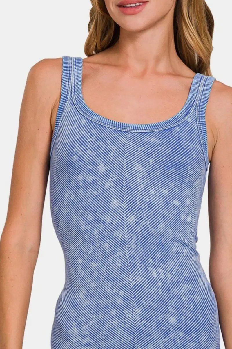 Dresses Trendsi Ribbed Tank Women's Everyday Basic Top Comfy Stretch