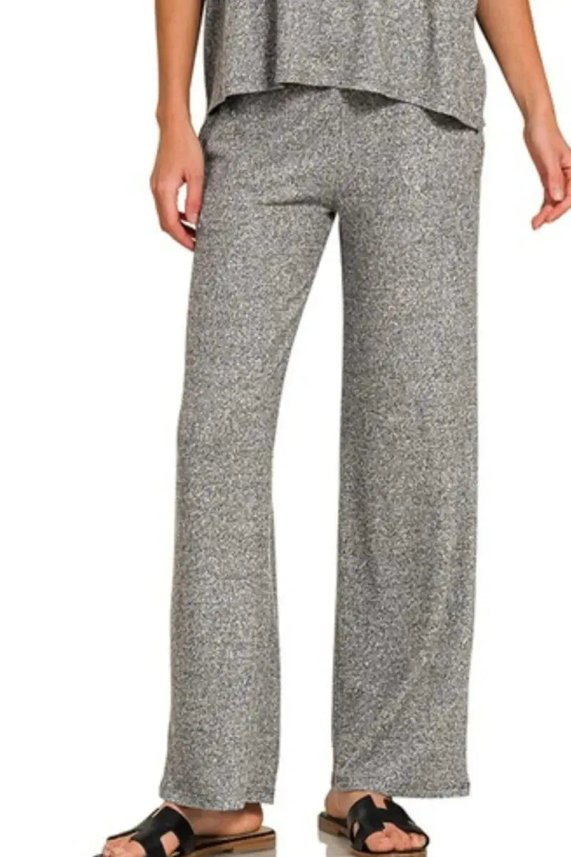 Women's Loungewear Pajama Set - Soft Melange - Cozy Two-Piece