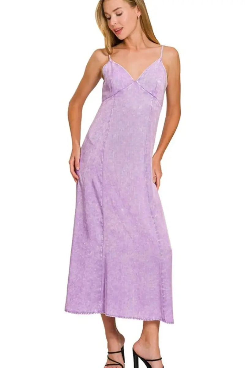 Dresses Trendsi Tencel Maxi Dress Women's Casual Summer Long Dress Soft & Flowy