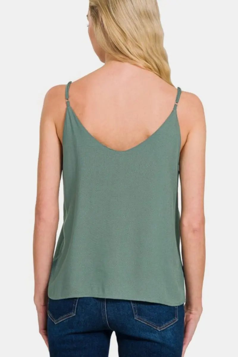 Shorts Trendsi Zenana Layered Cami Women's Everyday Tank Top Soft & Comfy