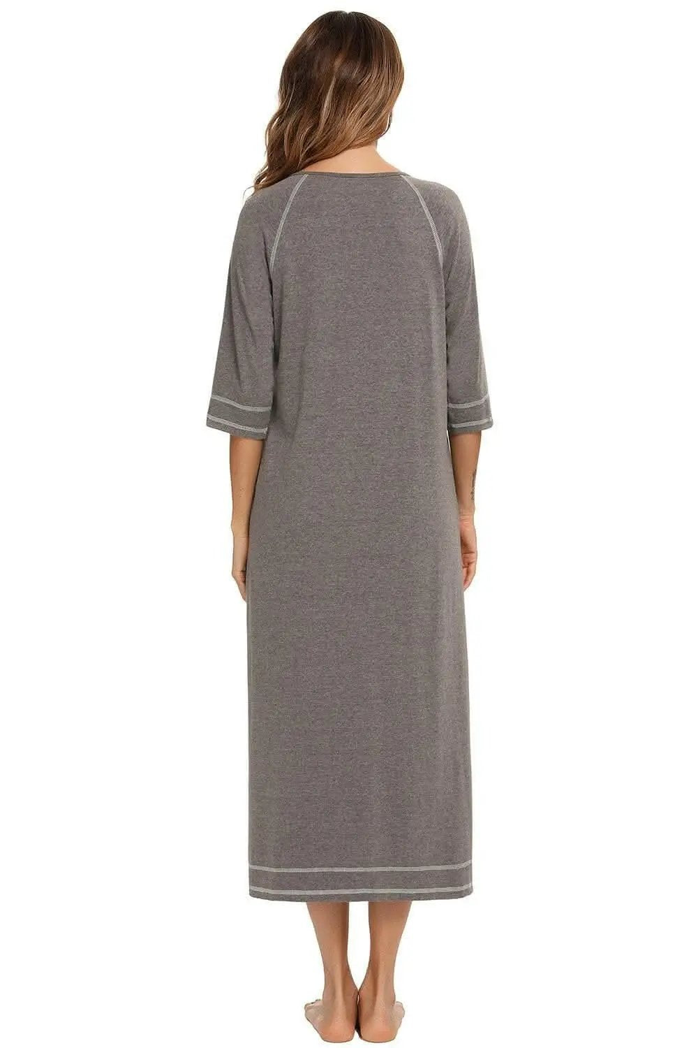 Night Dress With Pockets | Trendsi Comfortable Sleepwear